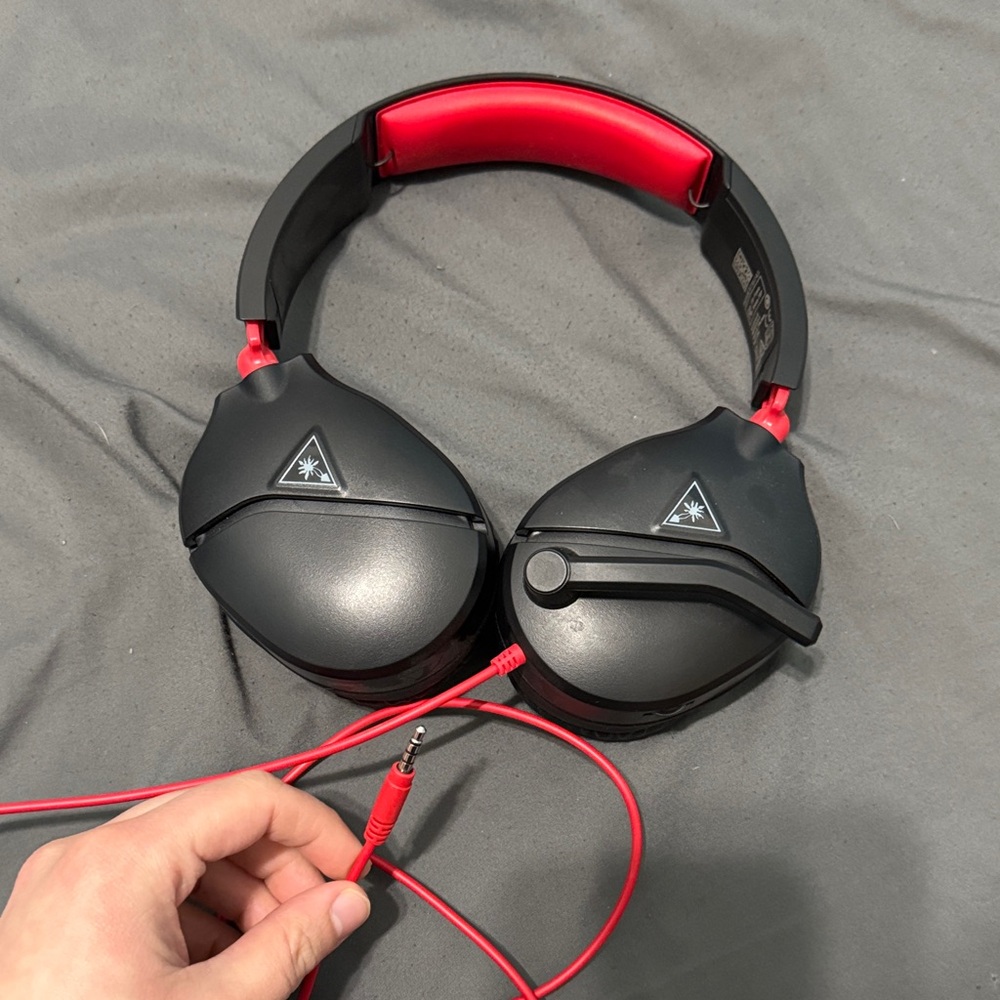 Turtle Beach Black & Red Wired Gaming Headset